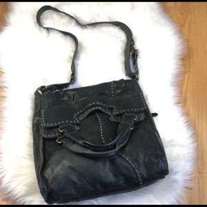Lucky Brand Abbey Road Leather Crossbody Purse